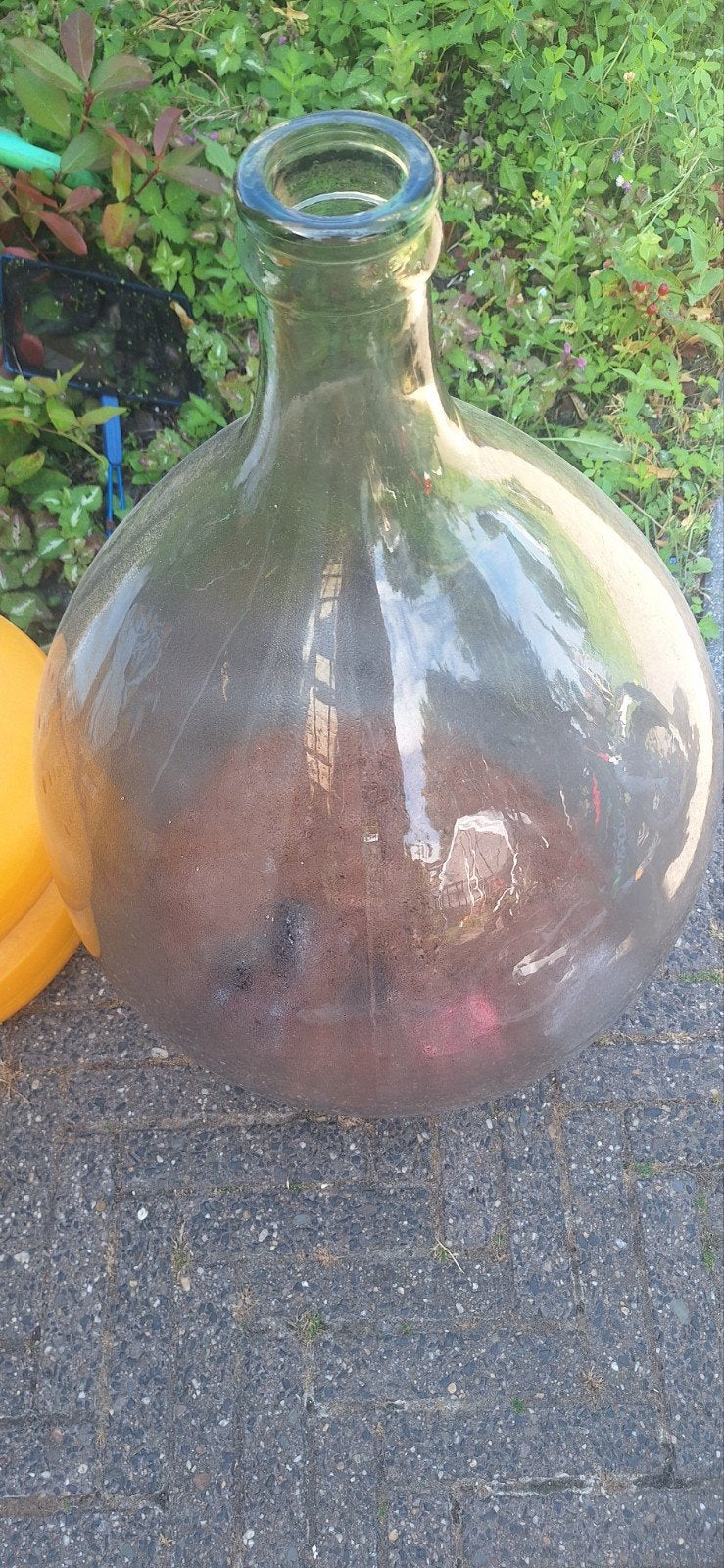 Grote glazen fles voor plantenterrarium of decoratie, Ophalen of Verzenden