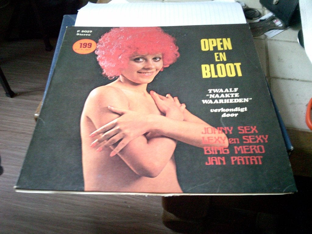 OPEN EN BLOOT LP TWAALF NAAKTE WAARHEDEN, Ophalen of Verzenden, Levenslied of Smartlap, Inclusief binnenhoes, 12 inch