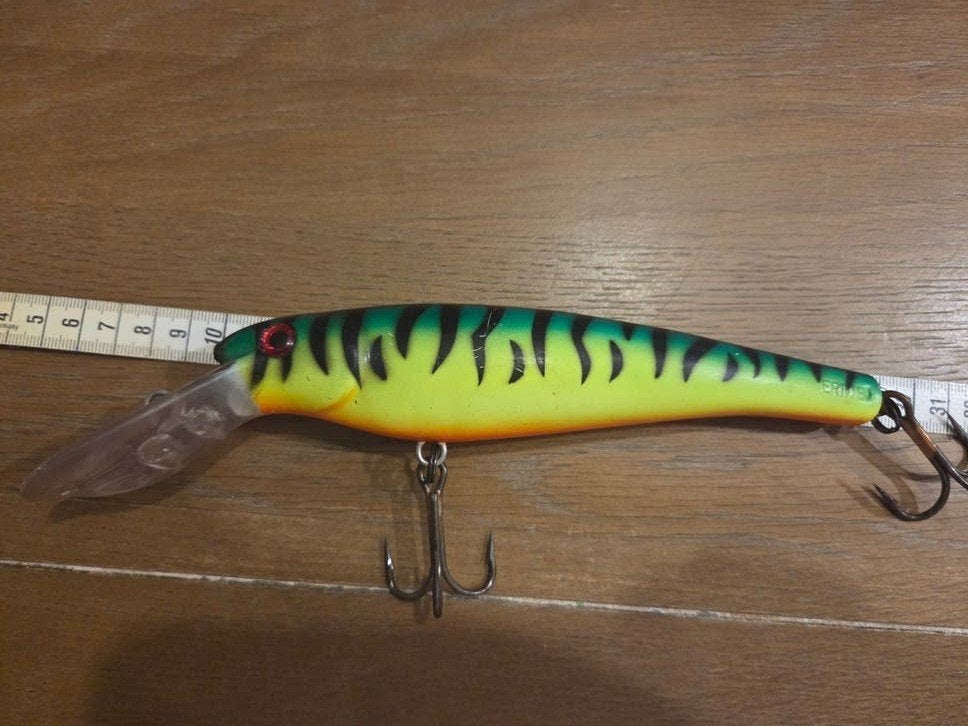 Musky Mania Ernie 9inch Fire Tiger, Ophalen of Verzenden, Gebruikt, Overige typen