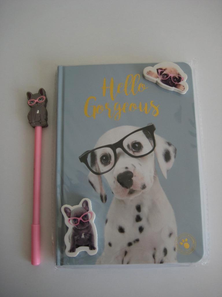 Studio Pets NIEUW notitieboek Dalmatiër Spot+2 gummen+pen, Ophalen of Verzenden, Nieuw