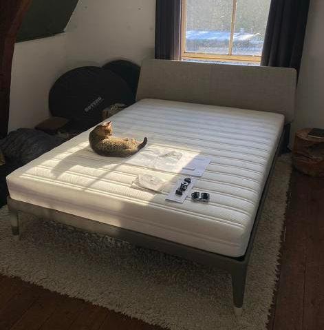Auping bed - Zo goed als nieuw, Huis en Inrichting, Slaapkamer | Bedden, Ophalen, Overige materialen, 210 cm, Tweepersoons