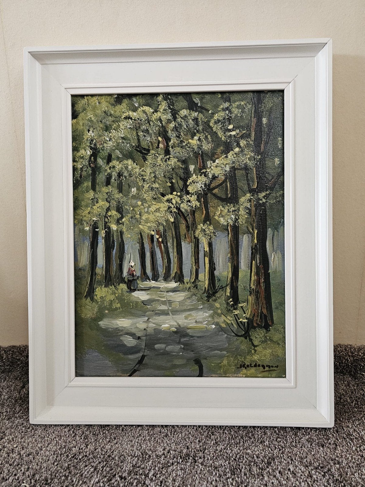 Schilderij Jan Kelderman, Antiek en Kunst, Ophalen of Verzenden