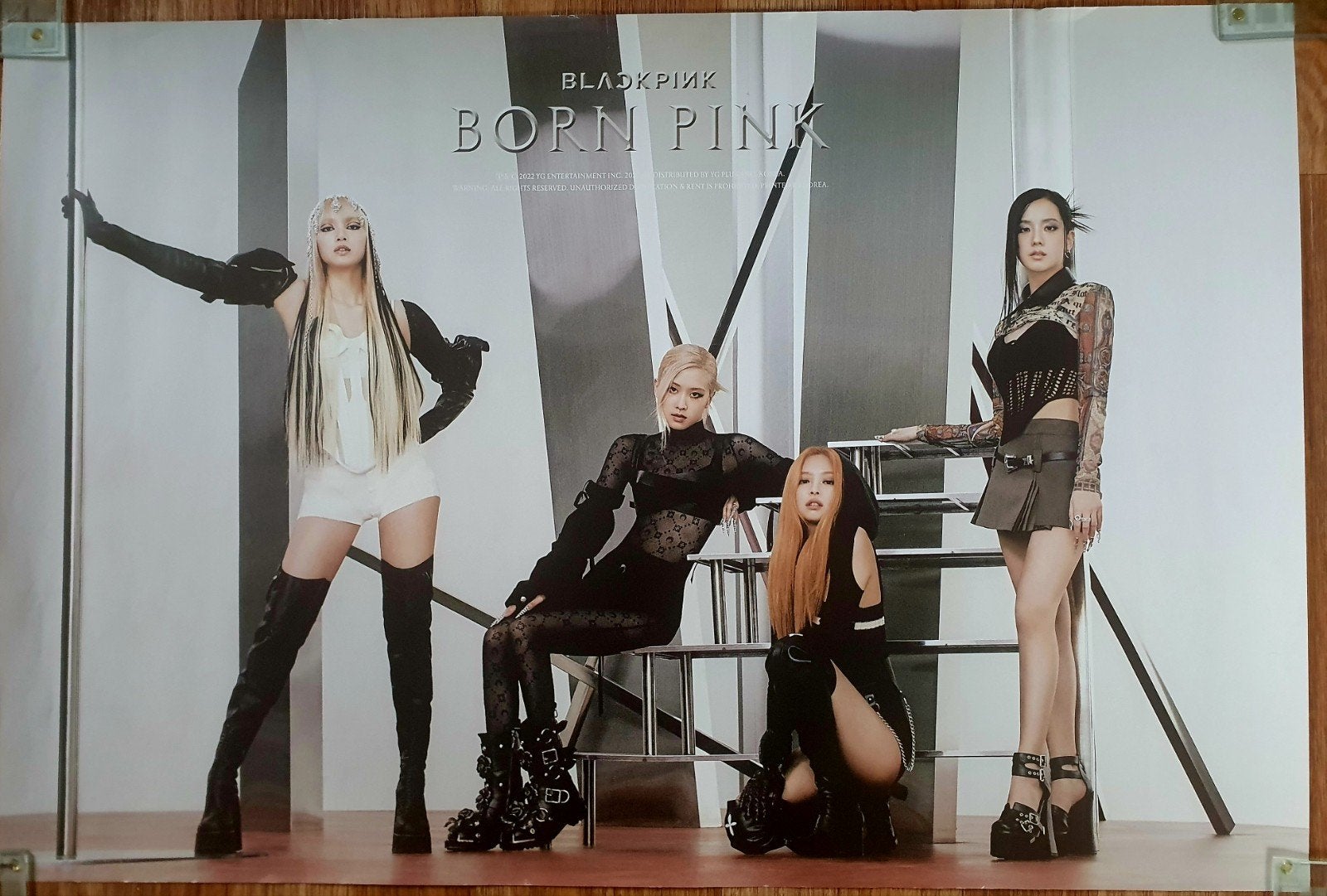 BLACKPINK Born Pink Poster K-Pop Muziek, Rechthoekig Liggend, Ophalen of Verzenden, Zo goed als nieuw, A1 t/m A3