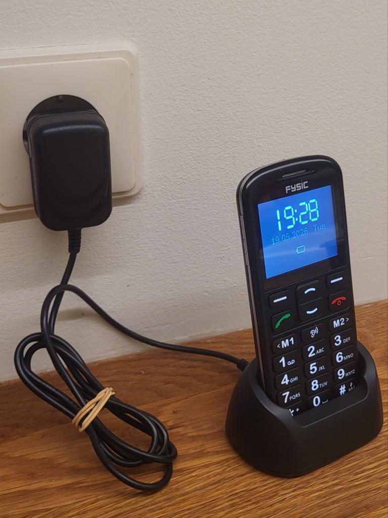 Fysic F10 4G v1.0 senioren telefoon incl €135 beltegoed, Ophalen, Zo goed als nieuw, Geen camera