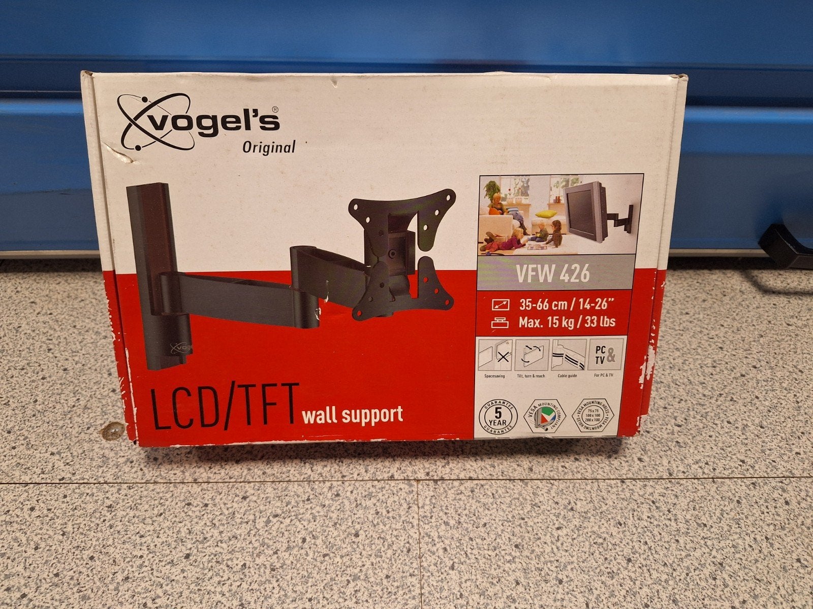Vogel's VFW 426 LCD/TFT muurbeugel - Nieuw in doos, Ophalen of Verzenden