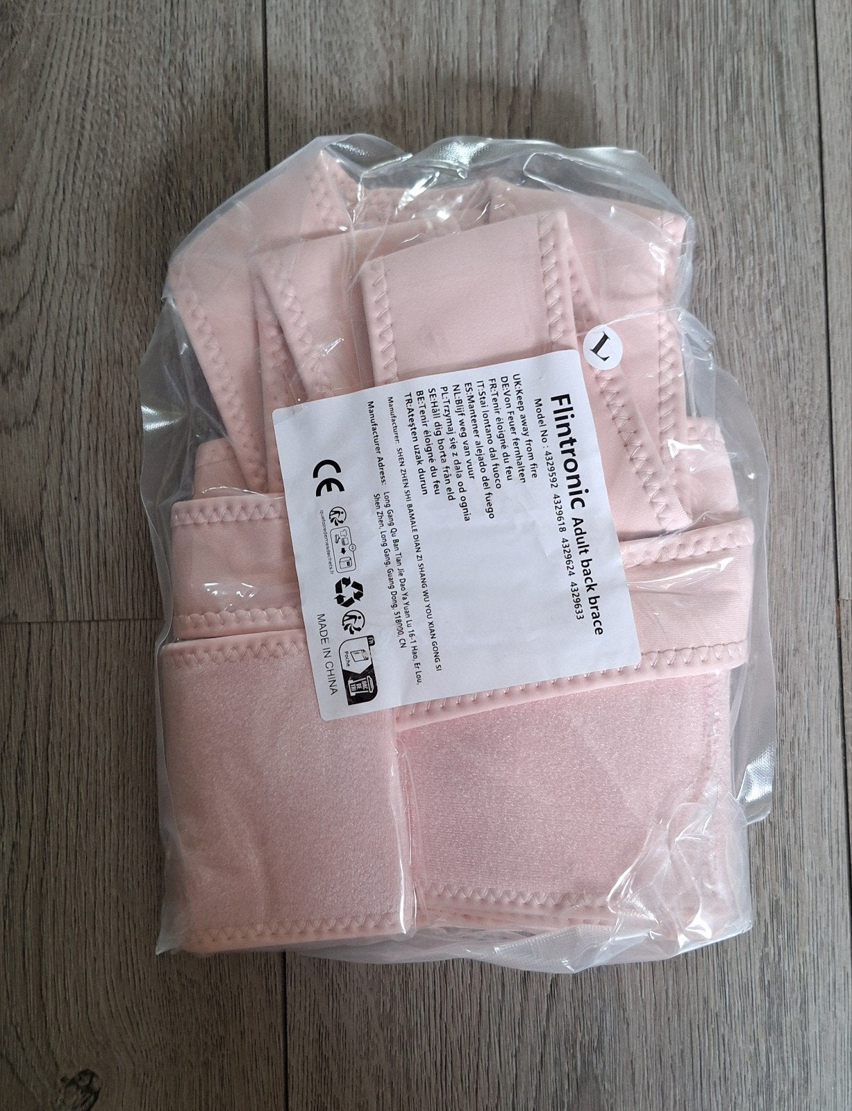 Flintronic rugbrace / rugcorrector roze maat L – nieuw, Ophalen of Verzenden, Nieuw
