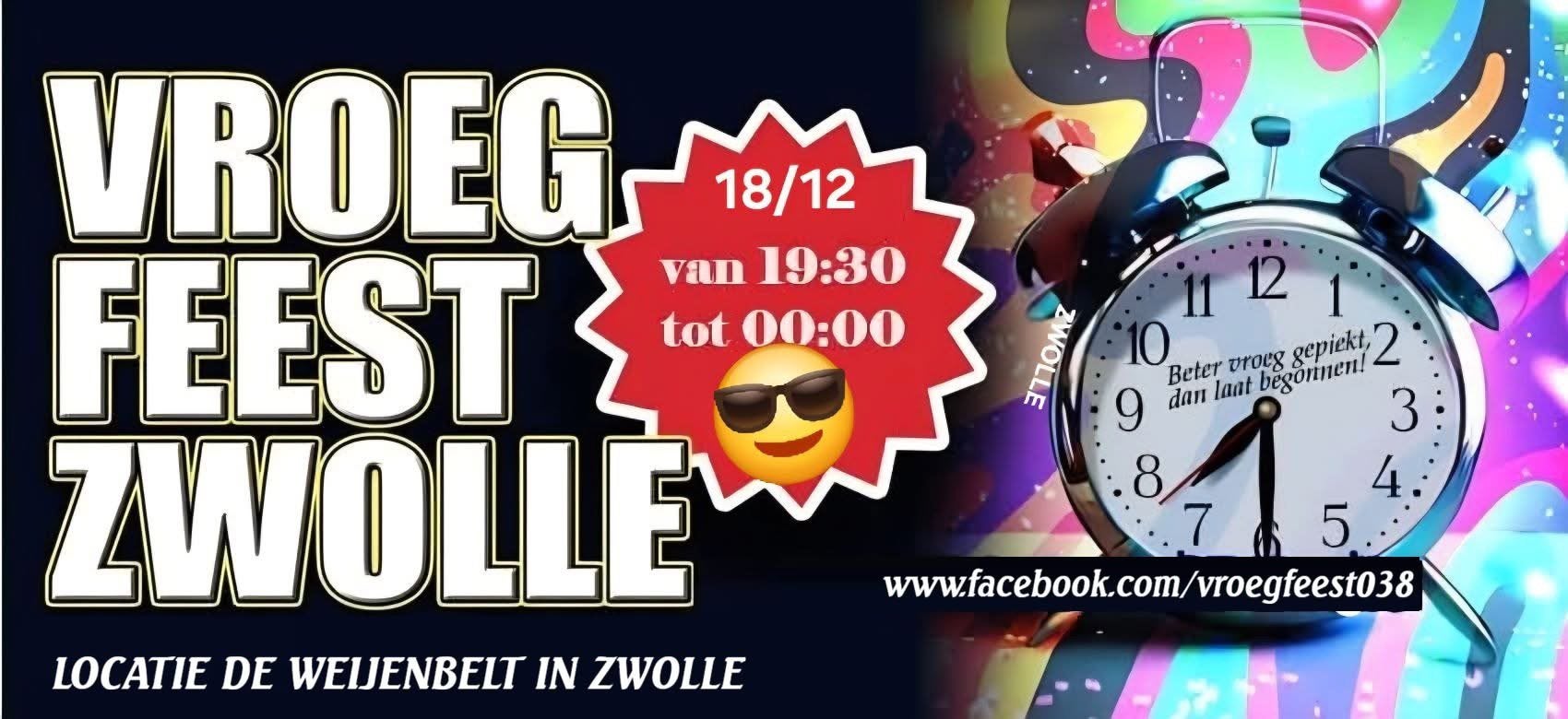 Vroeg Feest Zwolle, Tickets en Kaartjes, Evenementen en Festivals