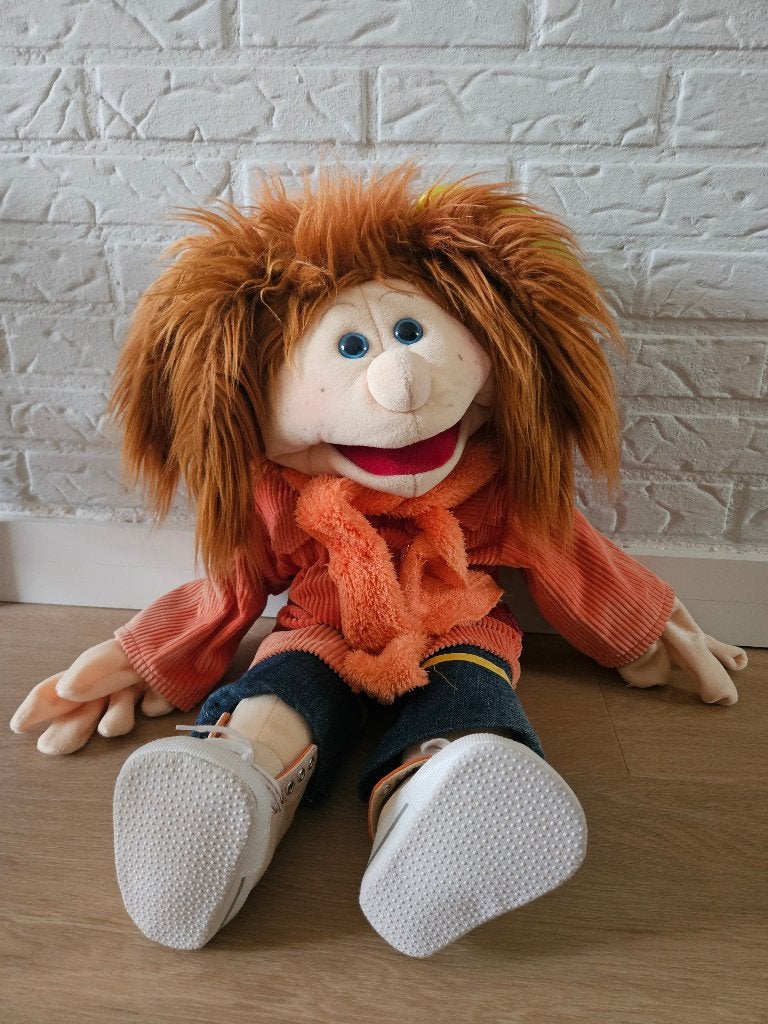 Living Puppets handpop met oranje haar, Ophalen, Zo goed als nieuw, Overige typen