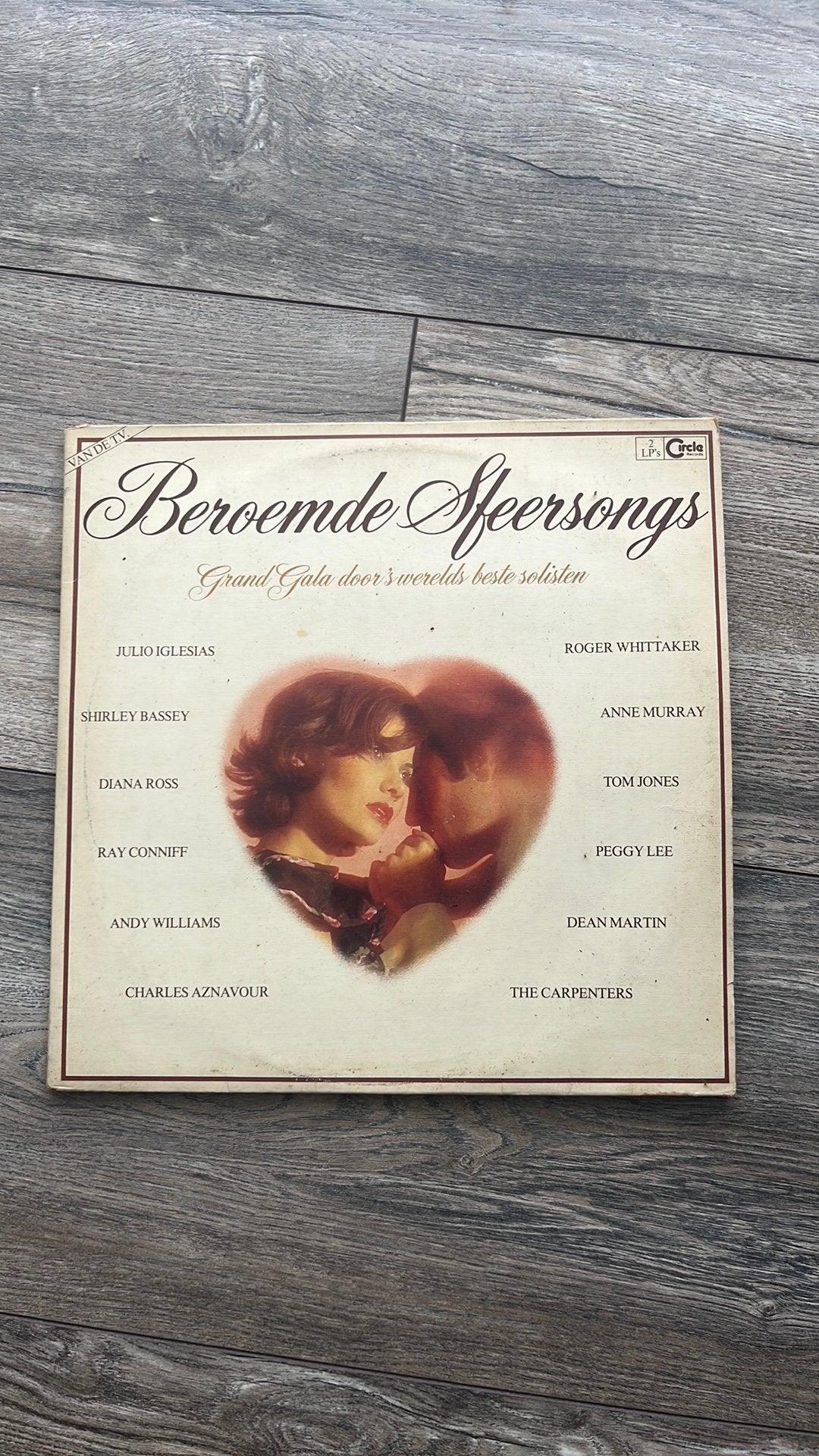 LP - dubbel LP beroemde sfeersongs, Ophalen of Verzenden, Zo goed als nieuw, 12 inch