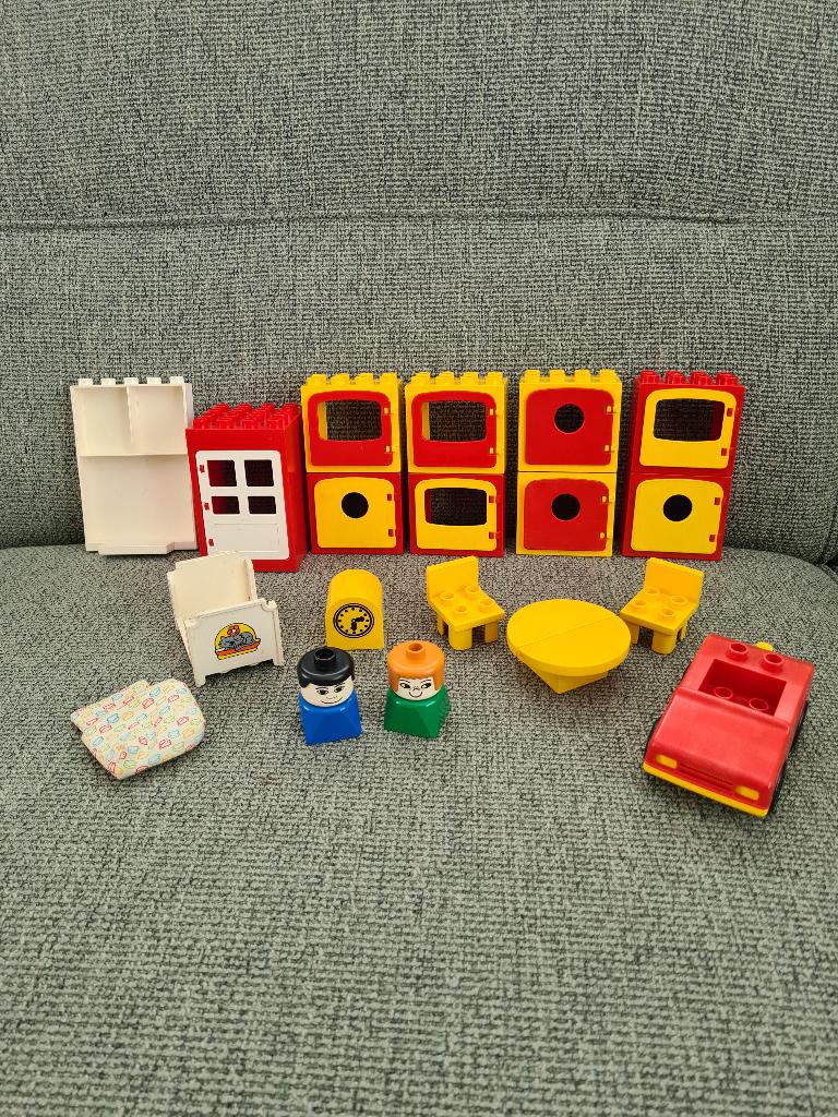 Lego duplo vintage huis onderdelen ramen en deuren, Kinderen en Baby's, Lego, Gebruikt, Overige thema's, Verzenden