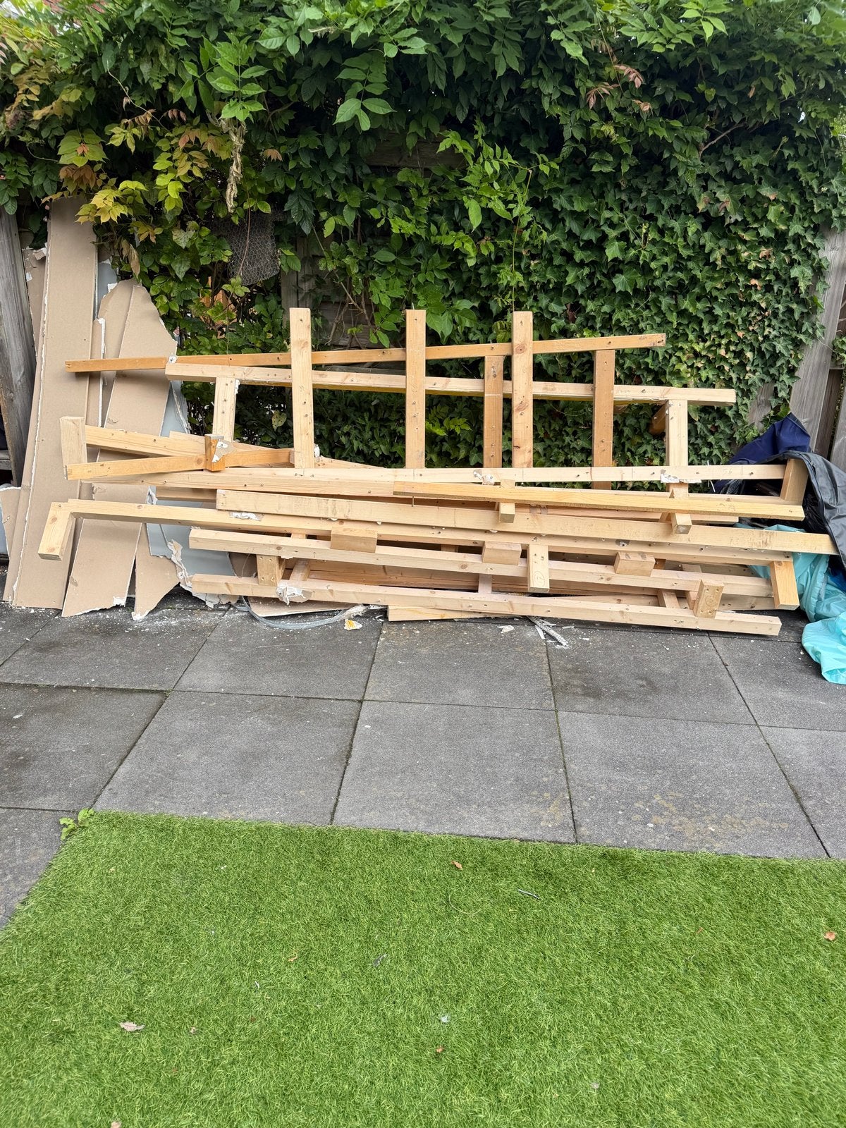 Gratis Hout Ophalen, Doe-het-zelf en Verbouw, Gebruikt, Overige typen, Ophalen of Verzenden, Overige houtsoorten