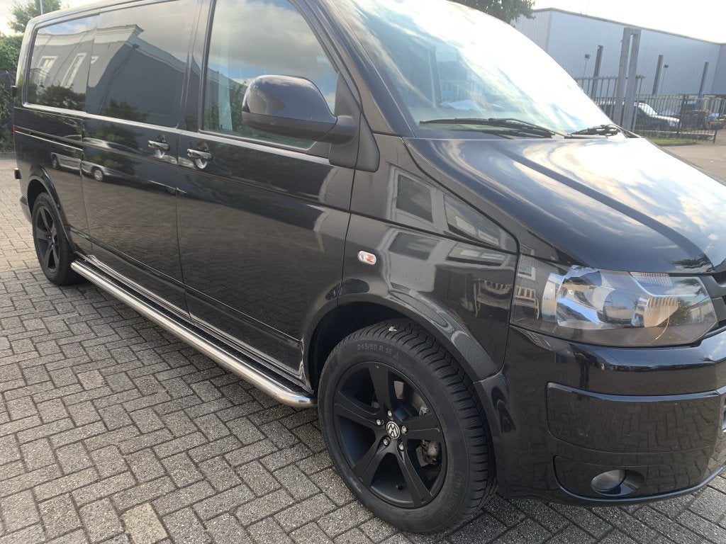 VW T5 GP Sidebars met rvs trede, Niet ingevuld, Niet ingevuld, Niet ingevuld