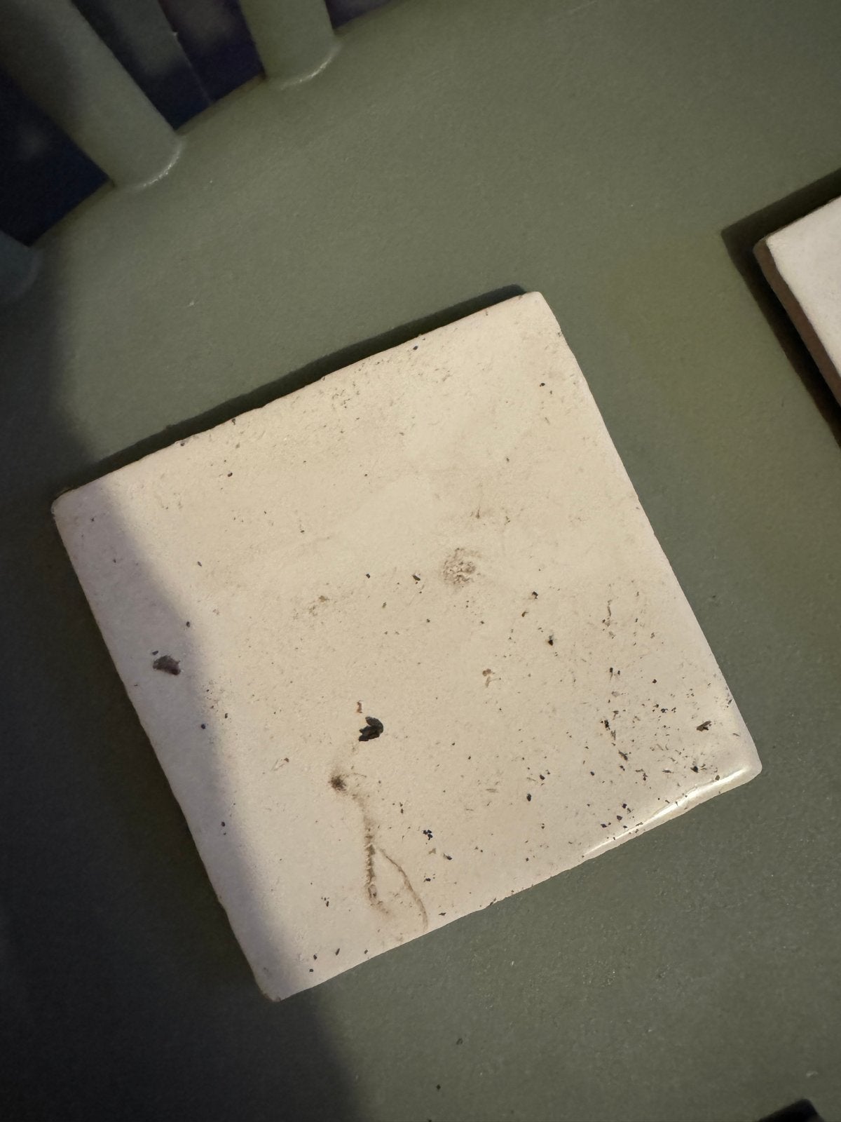 13 Witte tegels 12,8x12,8 cm, Gebruikt, Ophalen of Verzenden, Minder dan 20 cm, Minder dan 5 m²
