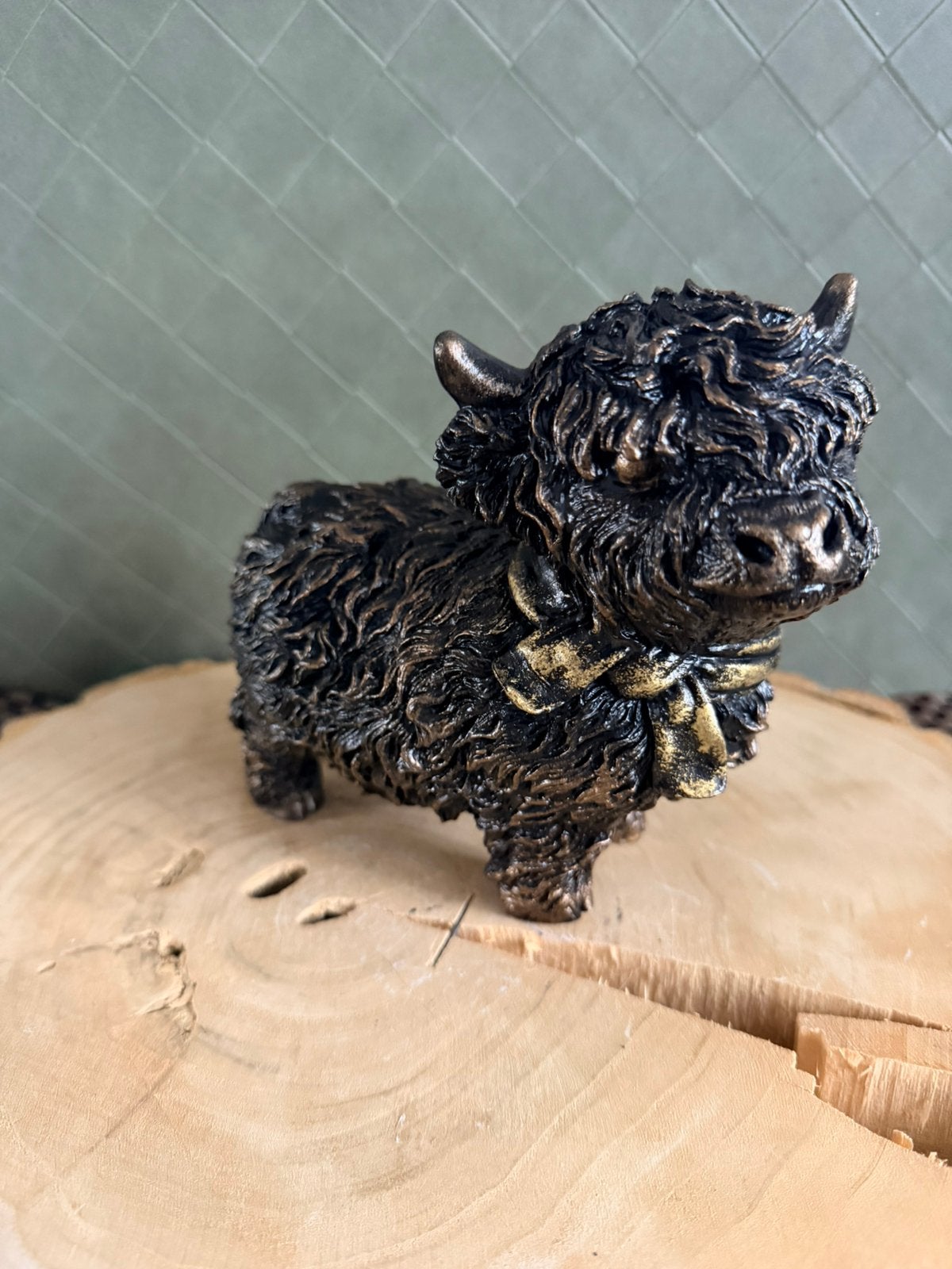 Hooglander koe staand Groot. Handmade, Ophalen of Verzenden, Nieuw