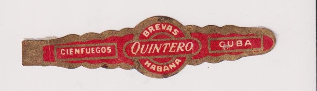 sigarenbanden - QUINTERO, Ophalen of Verzenden, Zo goed als nieuw, Sigarenbandjes