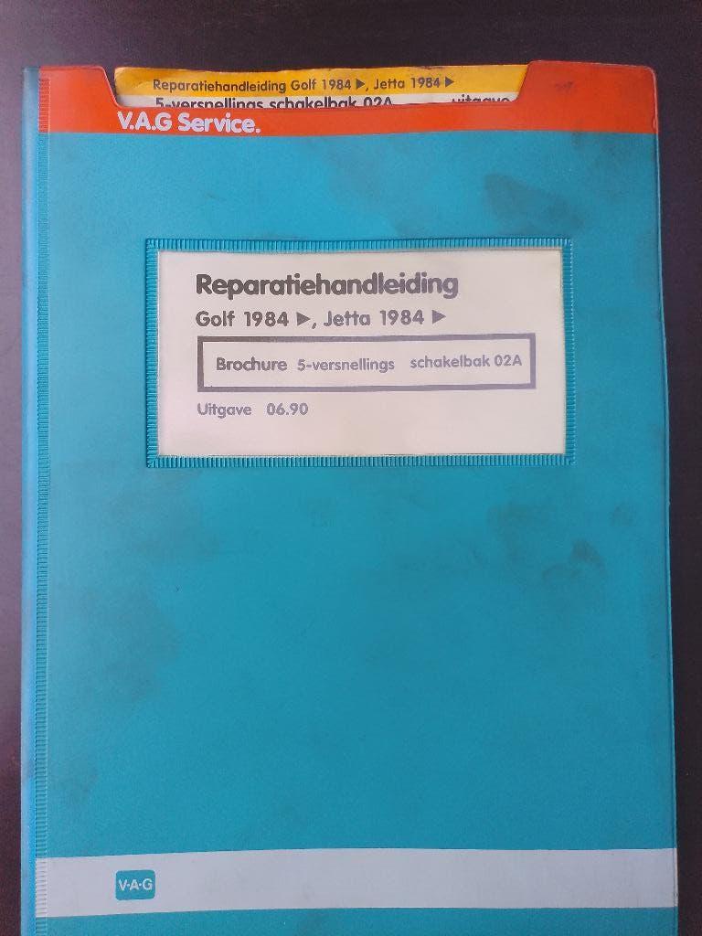 Vw Golf G60 dealer werkplaatsboek 02A versnellingsbak, Ophalen of Verzenden, Gelezen, Volkswagen