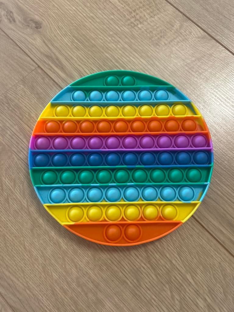 Rondje popit regenboog, Ophalen of Verzenden, Gebruikt, Jongen of Meisje