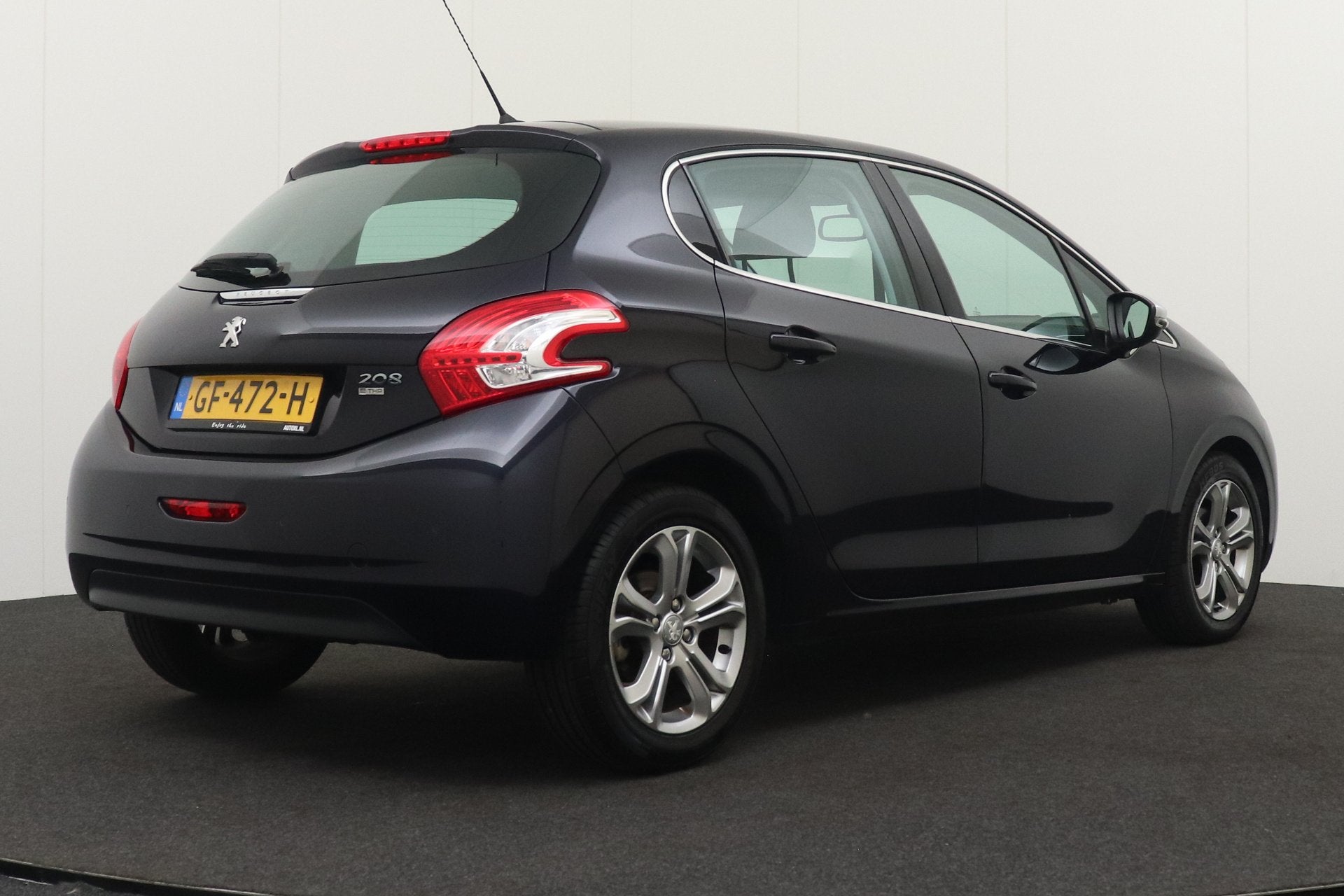 Peugeot 208 1.2 PT Allure Navi Cruise Climate Park. Sens., Auto's, Voorwielaandrijving, Dealer onderhouden, Stof, Blauw