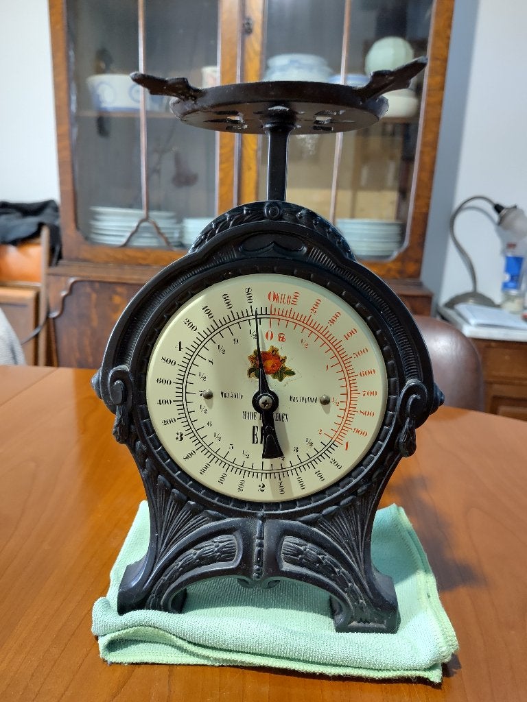 Keuken weegschaal analoog, Antiek en Kunst, Verzenden