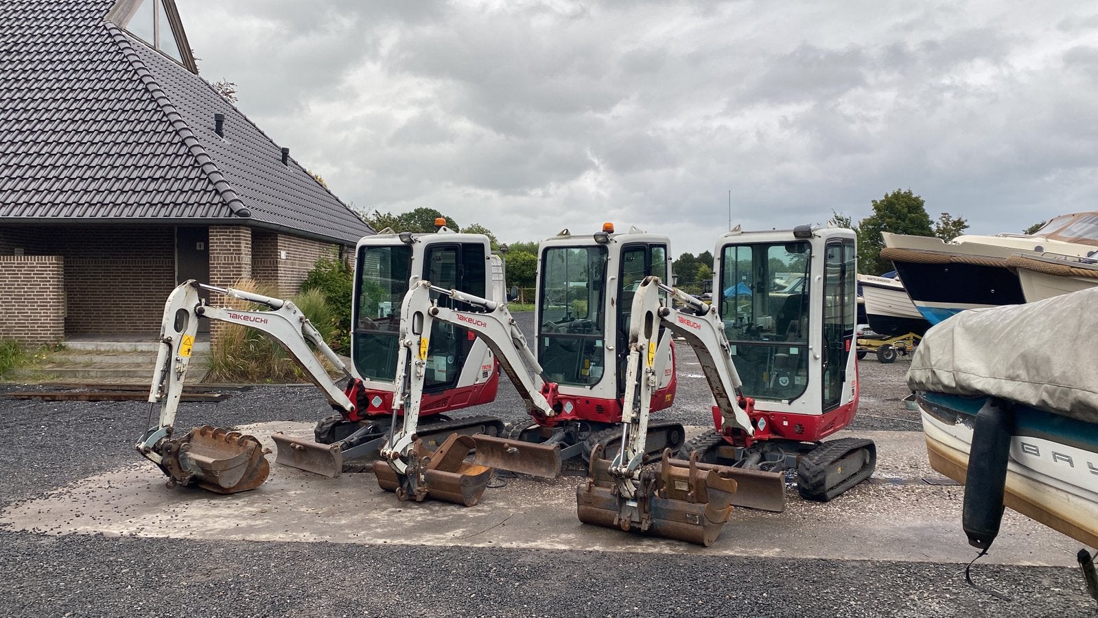 Takeuchi tb216 3 stuks, Ophalen of Verzenden, Graafmachine
