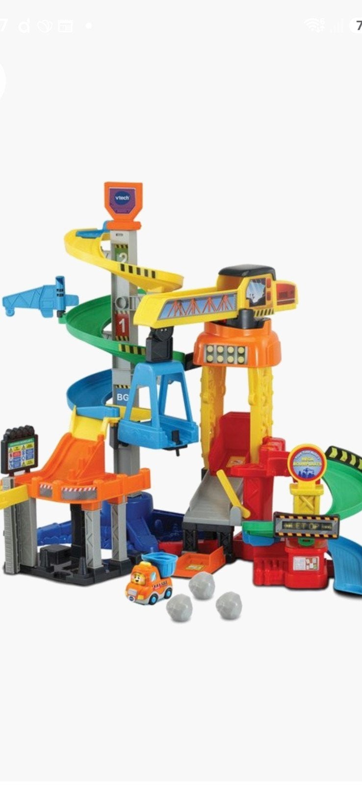 VTech Toet Toet Auto's Garage Speelset Compleet, Ophalen of Verzenden, Zo goed als nieuw