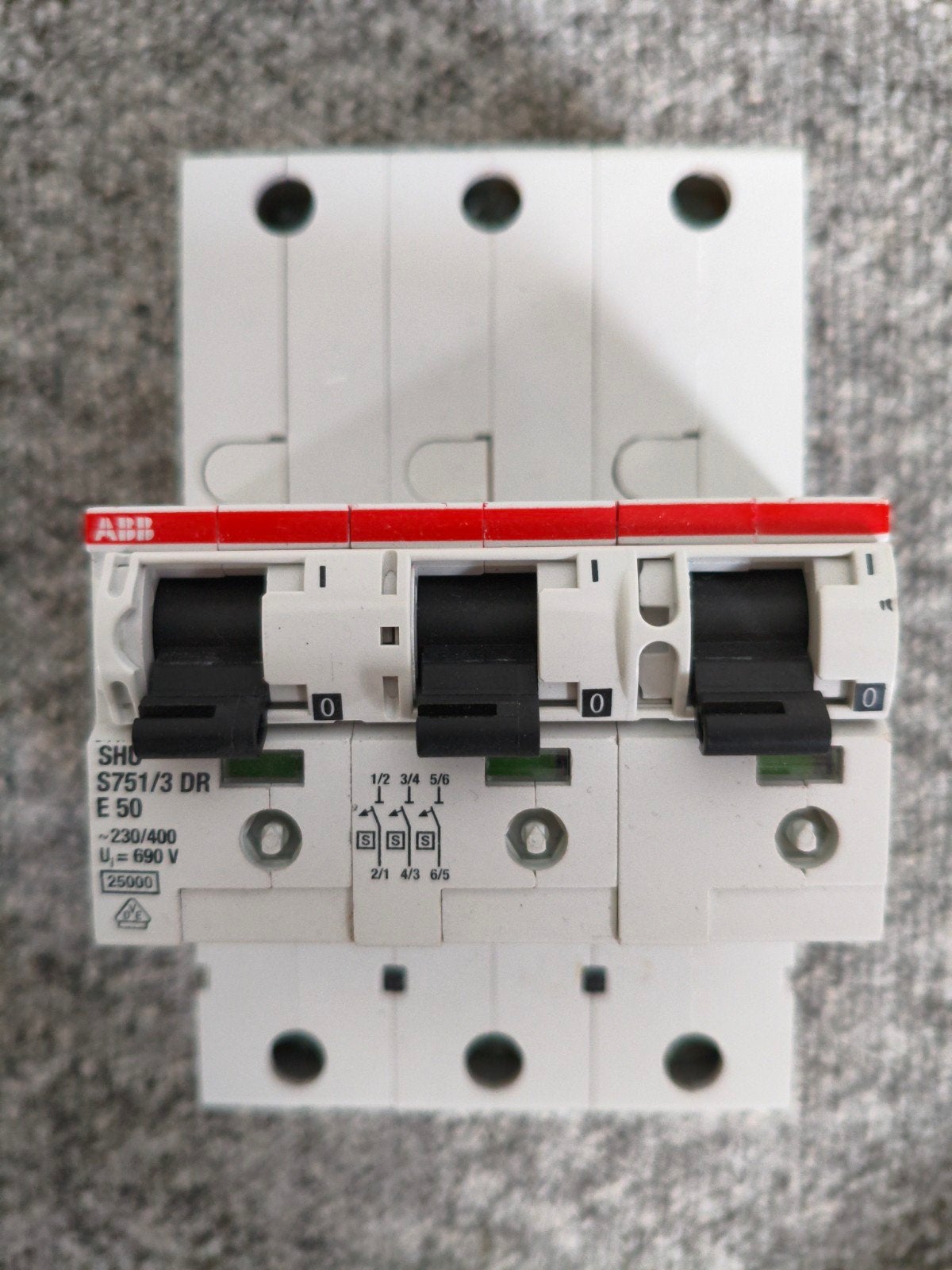 ABB SHU-Schalter S750DR, Ophalen of Verzenden, Zo goed als nieuw, ABB, Installatieautomaat