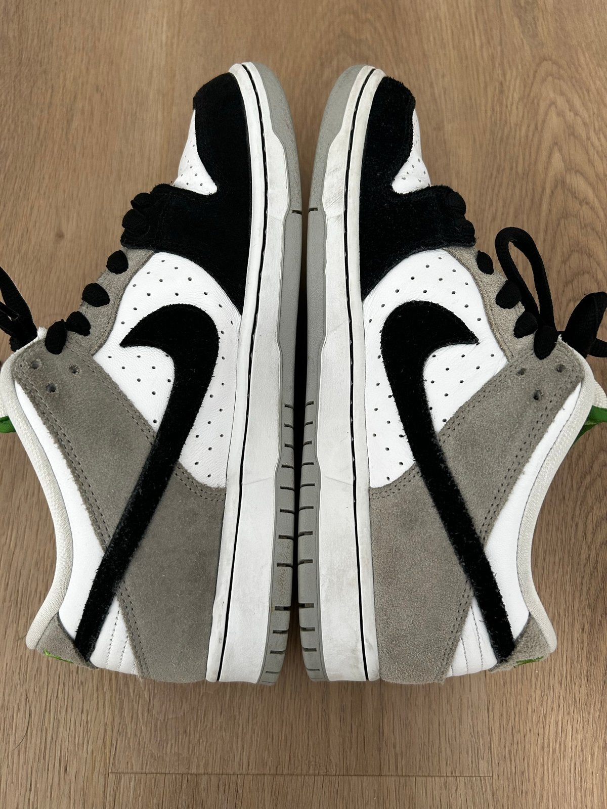 Nike SB Dunk Low chlorophyll' sneakers, Ophalen, Gedragen, Zwart, Sneakers of Gympen