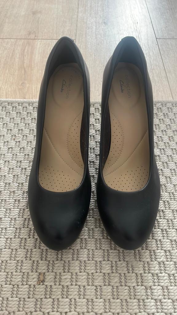 Clarks 38,5 pumps nieuw leer, Ophalen of Verzenden, Nieuw, Zwart