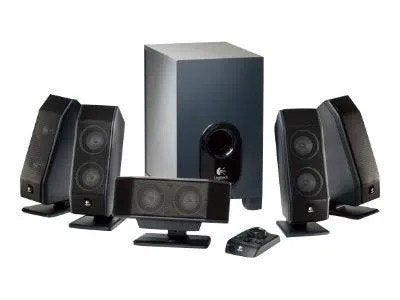 Logitech X-540 5.1 Surround Speakerset met Subwoofer, Computers en Software, Ophalen of Verzenden, Zo goed als nieuw, Audiokanaal 5.1