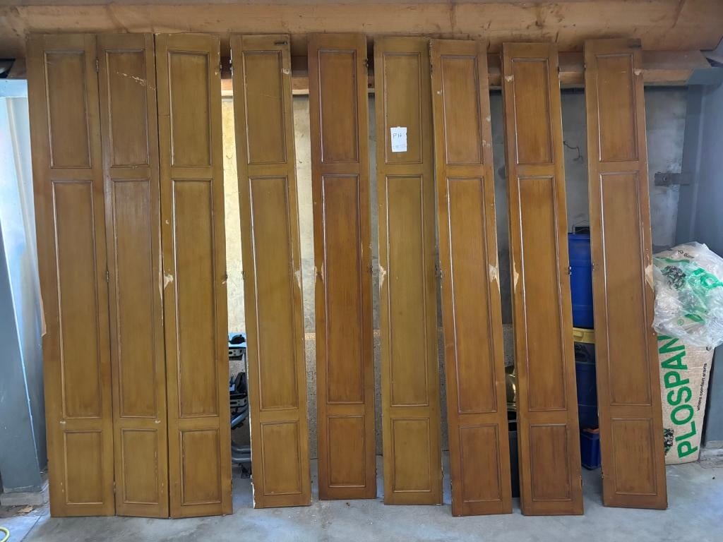 Luiken, raamluiken, antiek, Doe-het-zelf en Verbouw, Deuren en Horren, Gebruikt, Overige typen, 215 cm of meer, Minder dan 80 cm