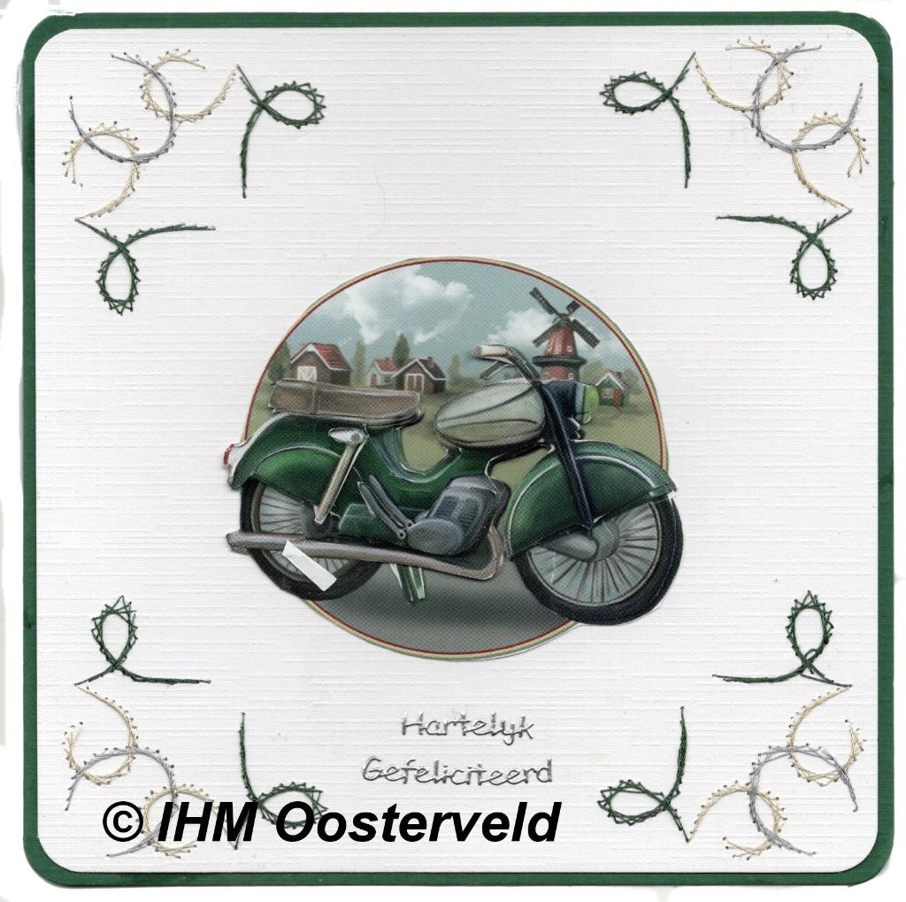 3D Kaart Verjaardag 5 Moterfiets, Verzenden, Nieuw, Kerst