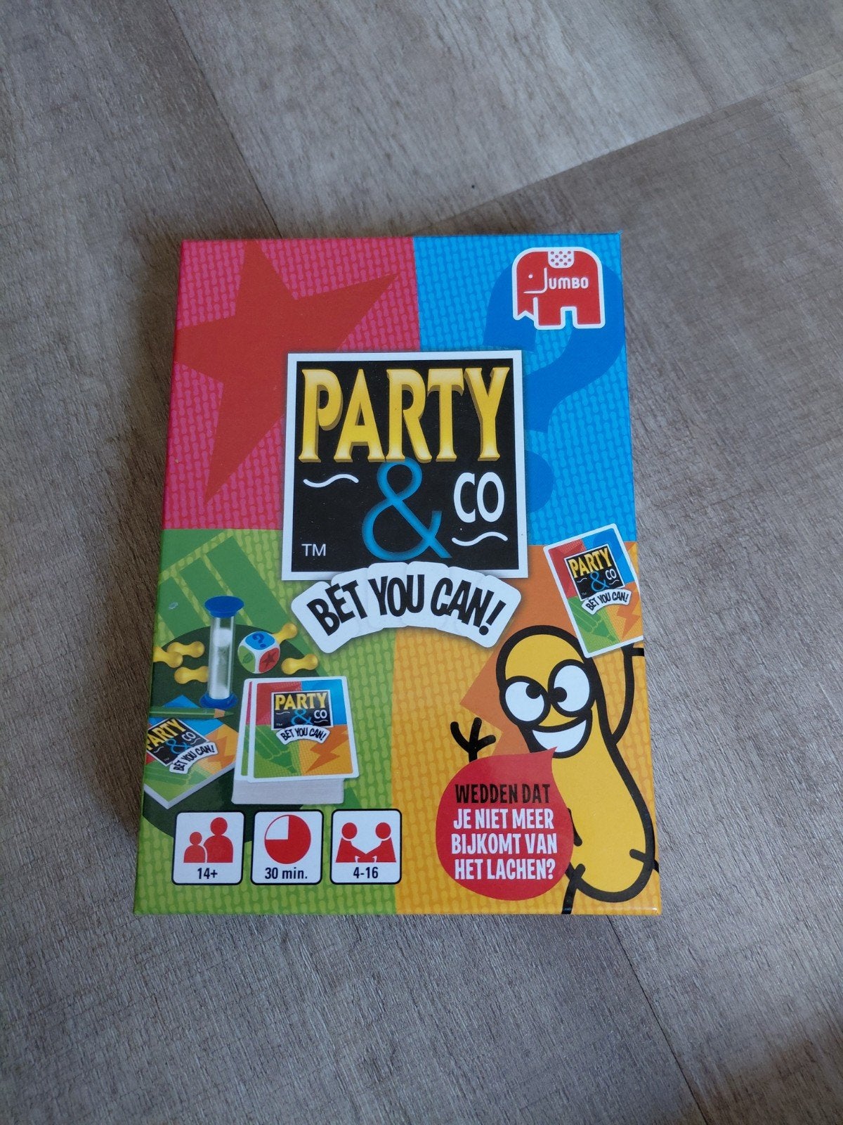 Party & Co Bet You Can! Gezelschapsspel Jumbo, Vijf spelers of meer, Ophalen of Verzenden, Nieuw, Jumbo
