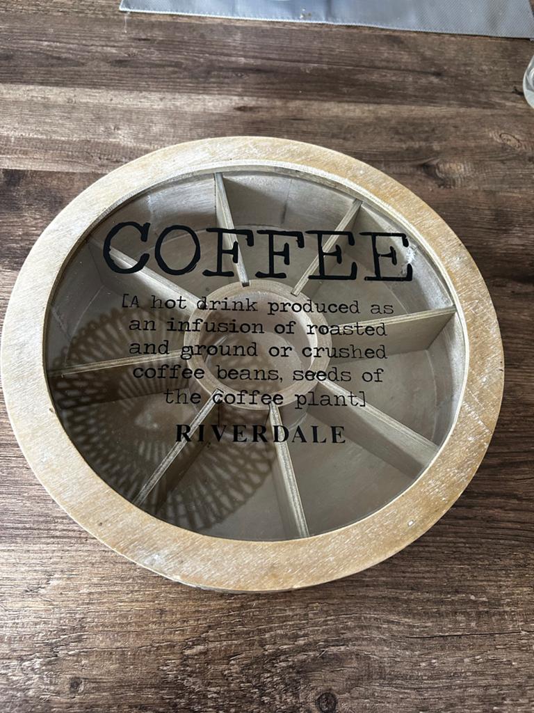 Riverdale Koffiecupsorteerdoos met verstelbare vakken, Ophalen of Verzenden, Zo goed als nieuw