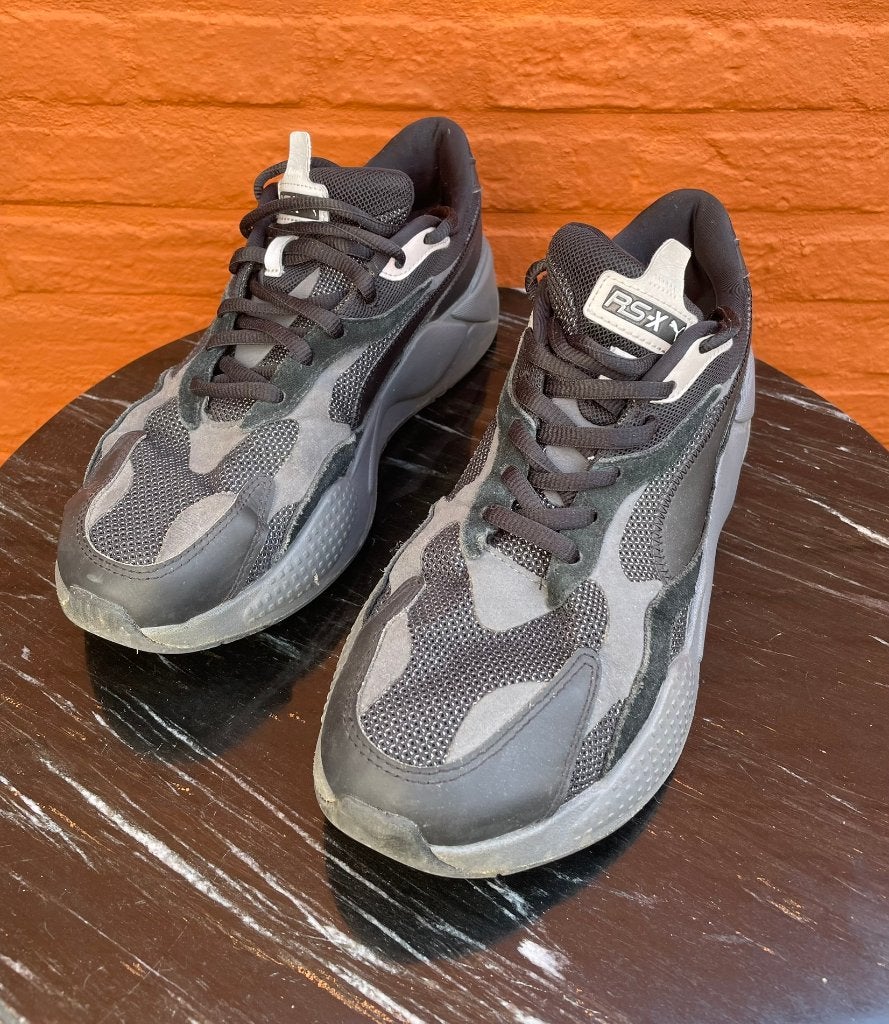 Puma RS-X3 Puzzle heren sneakers 44,5 Puma zwart/donkergrijs, Puma, Zwart, Ophalen of Verzenden, Sneakers of Gympen