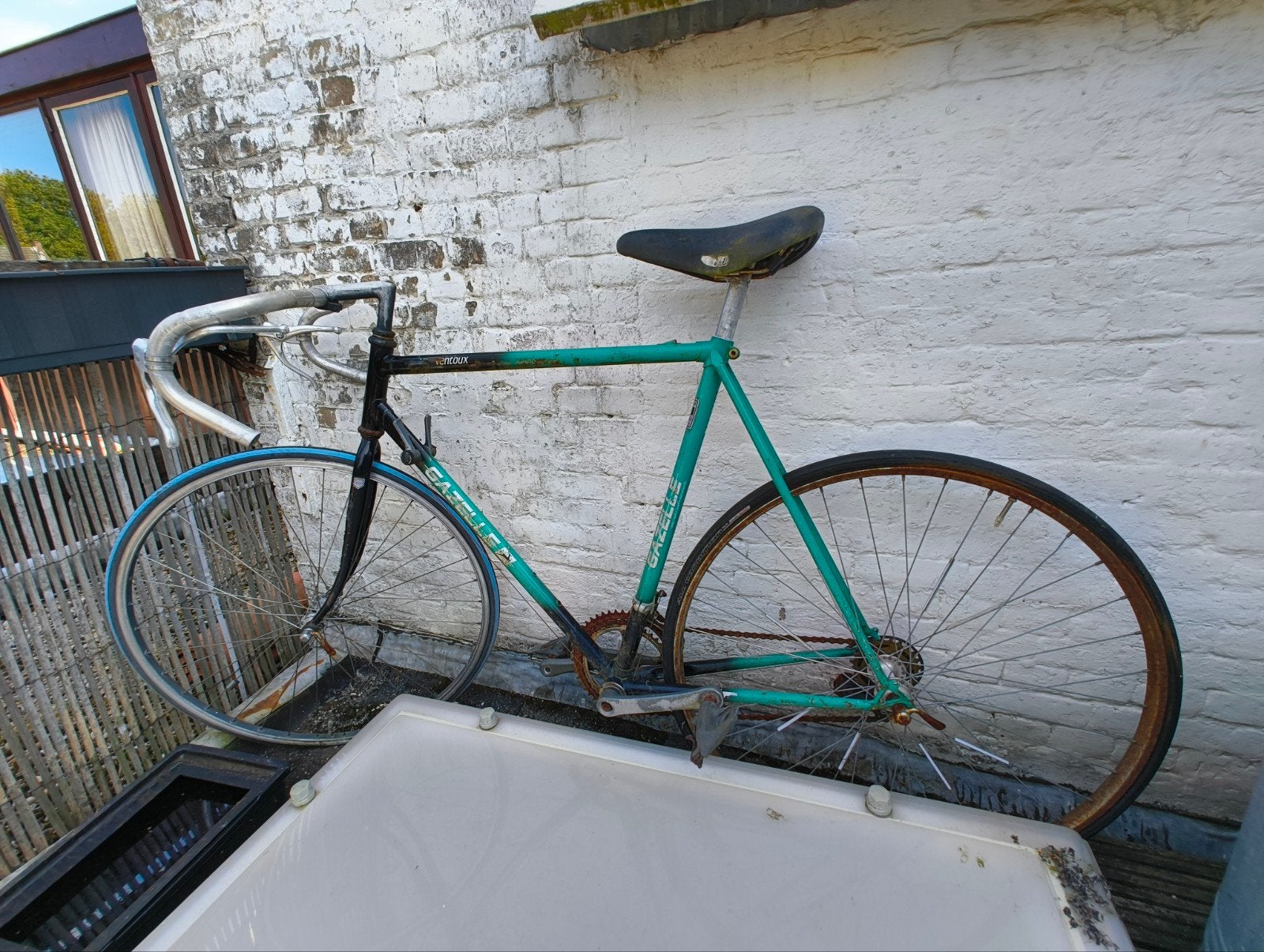 Gazelle Vintage Racefiets - Opknapper, Ophalen, Gebruikt, Gazelle, 10 tot 15 versnellingen