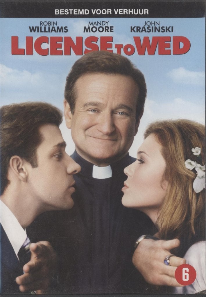 42) License to Wed (Ex): met Robin Williams en Mandy Moore, Vanaf 6 jaar, Ophalen of Verzenden, Gebruikt, Romantische komedie
