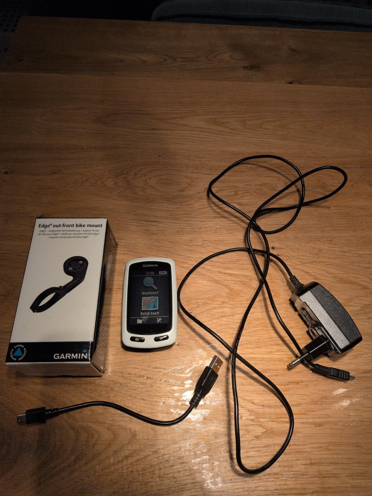 Garmin Edge Touring fietsnavigatie met out-front mount, Ophalen of Verzenden, Draadloos, Gebruikt
