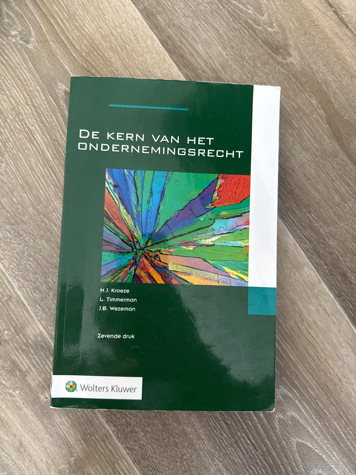 De Kern van het Ondernemingsrecht - Zevende druk, Ophalen of Verzenden, Gamma, Zo goed als nieuw, WO