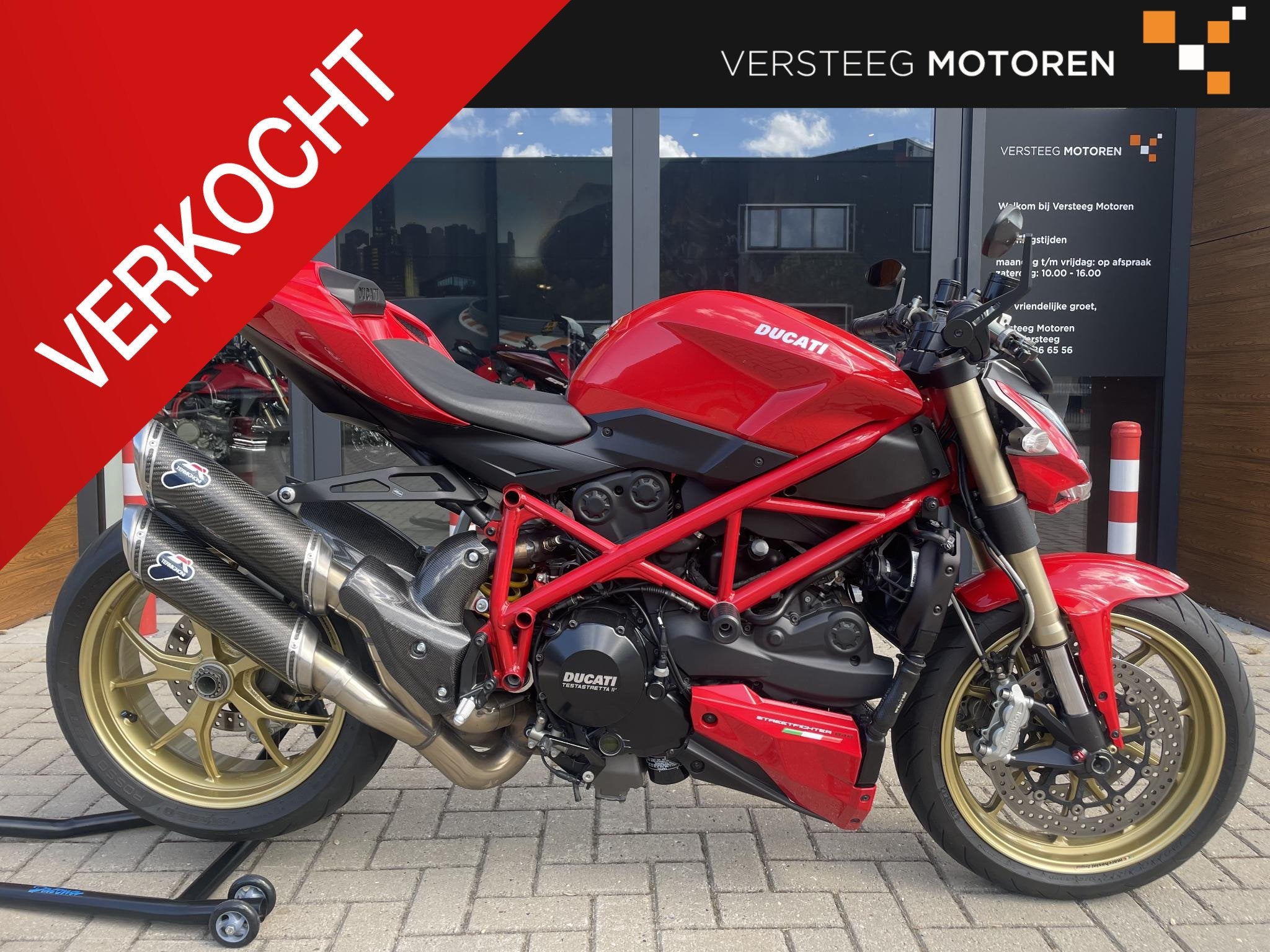 Ducati Streetfighter 848 Termi#quickshifter#full options, 849 cc, Meer dan 35 kW, Handgeschakeld, Gebruikt