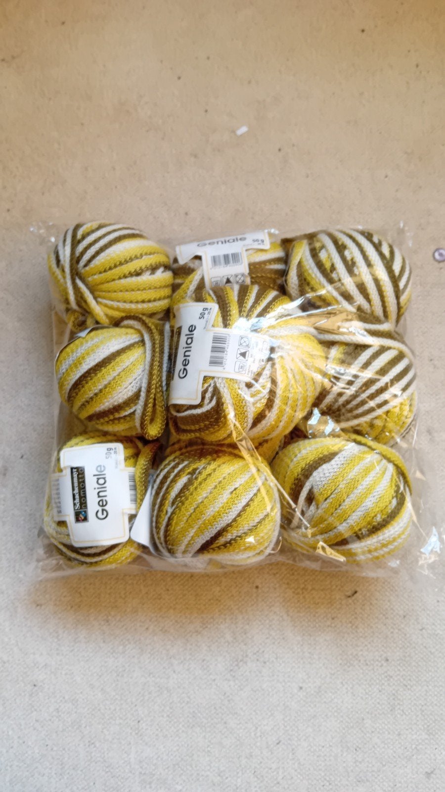 10 stuks Schachenmayr Geniale Wol - (50g per bol), Ophalen of Verzenden, Nieuw, Breien of Haken, Wol of Garen