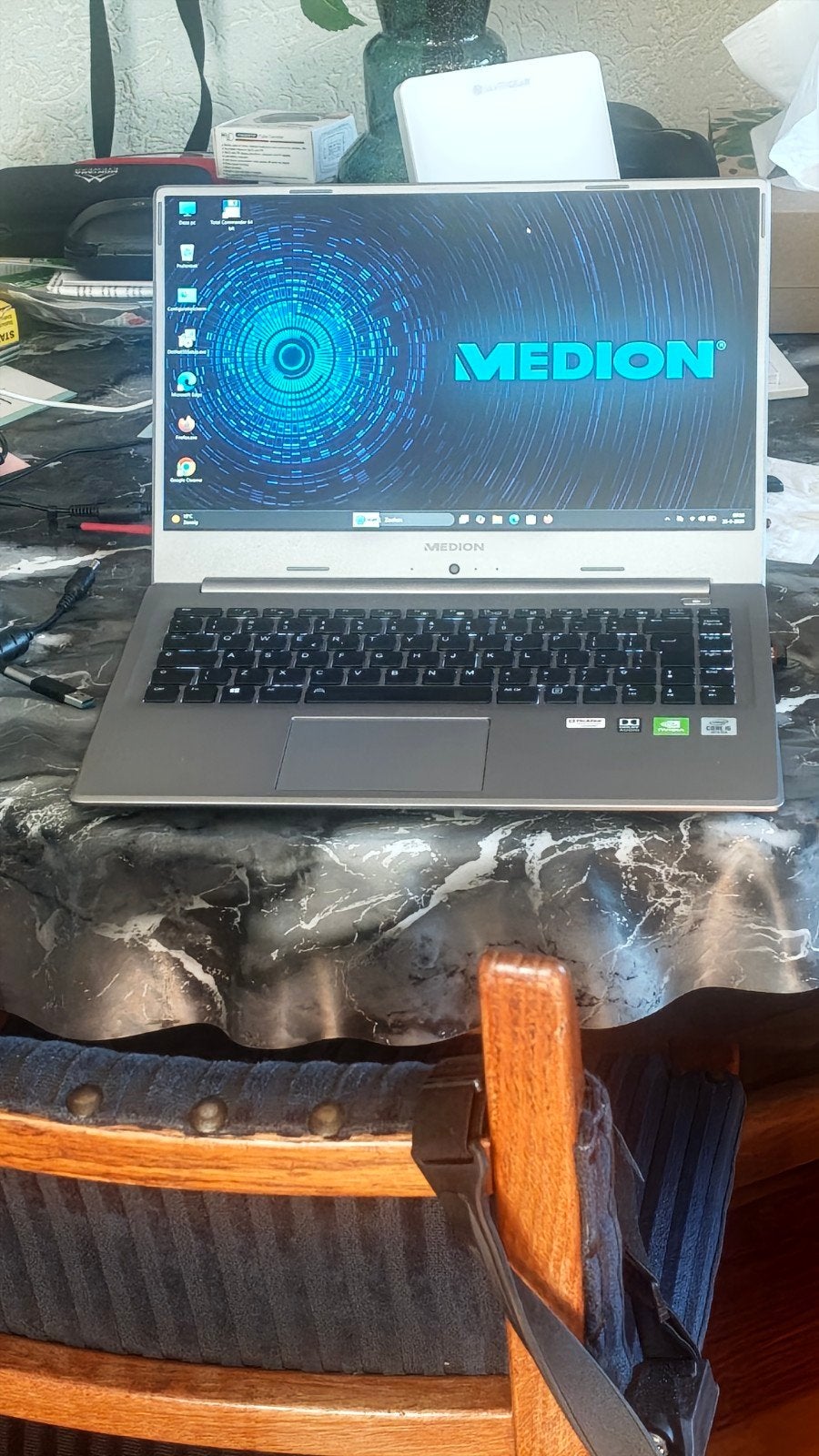 Medion I5  14 inch Laptop, Met videokaart, 2 tot 3 Ghz, Qwerty, I5