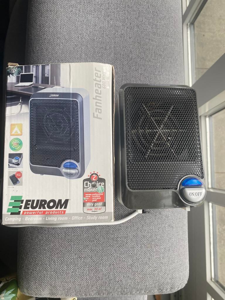 Heater voor caravan tent of boot 600W, Ophalen of Verzenden, Zo goed als nieuw