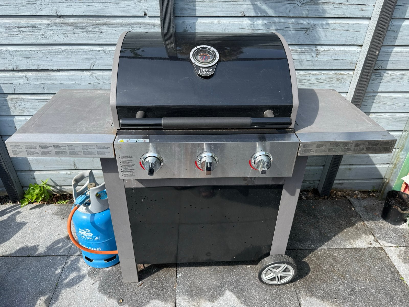 Gasbarbecue Jamie Oliver met 3 branders, Tuin en Terras, Gasbarbecues, Ophalen, Gebruikt