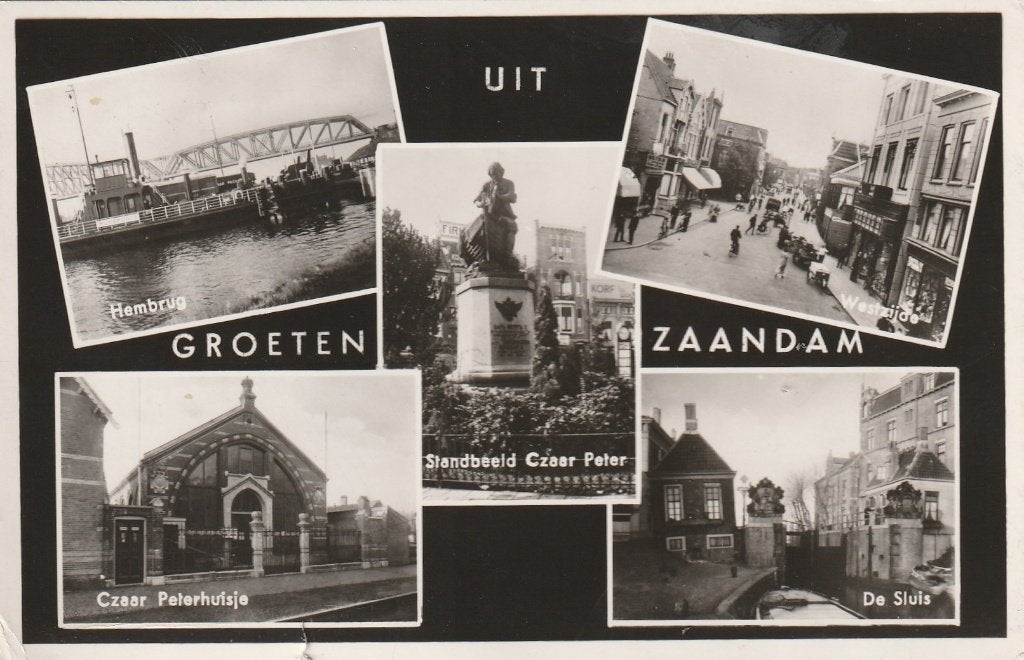 ZAANDAM Hembrug Huisje Westzijde Sluis Groeten 1952, Verzamelen, Verzenden, 1940 tot 1960, Gelopen, Noord-Holland