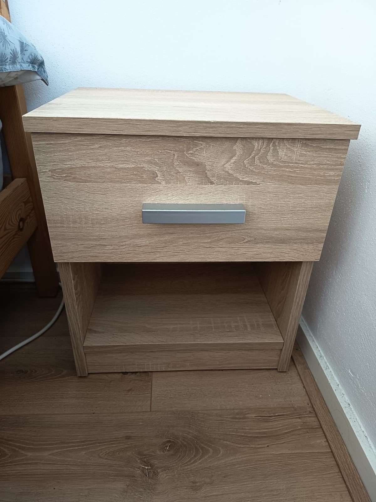 2x Nachtkastje TAPDRUP Jysk, Ophalen, Minder dan 45 cm, Zo goed als nieuw, Minder dan 55 cm