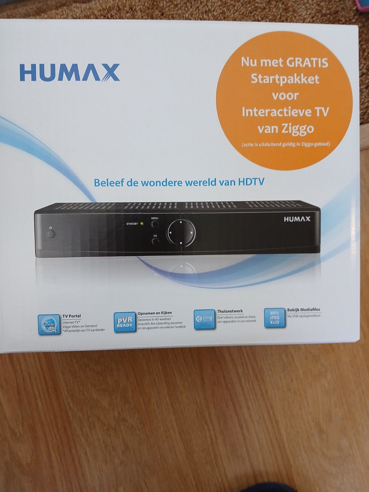 Humax HD Decoder voor Interactieve TV van Ziggo, Ophalen, Zo goed als nieuw, Decoder