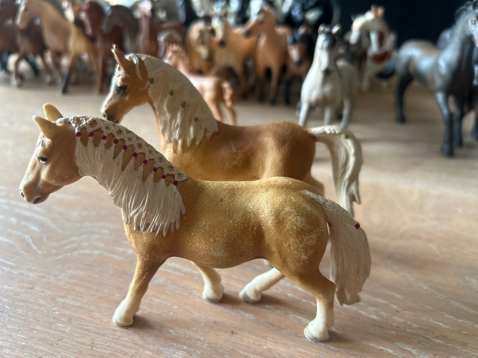 Schleich Haflinger Merries: Retired (13812) & Nieuw (13950), Ophalen of Verzenden, Gebruikt, Jongen of Meisje