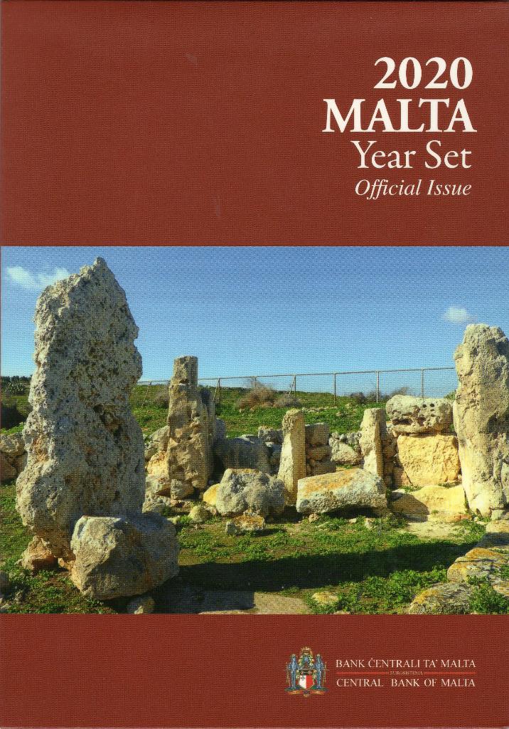 BU Set Malta 2020 Blister - 1 cent t/m 2 euro + 2 CC met F, Verzenden, Malta, Overige waardes, Setje