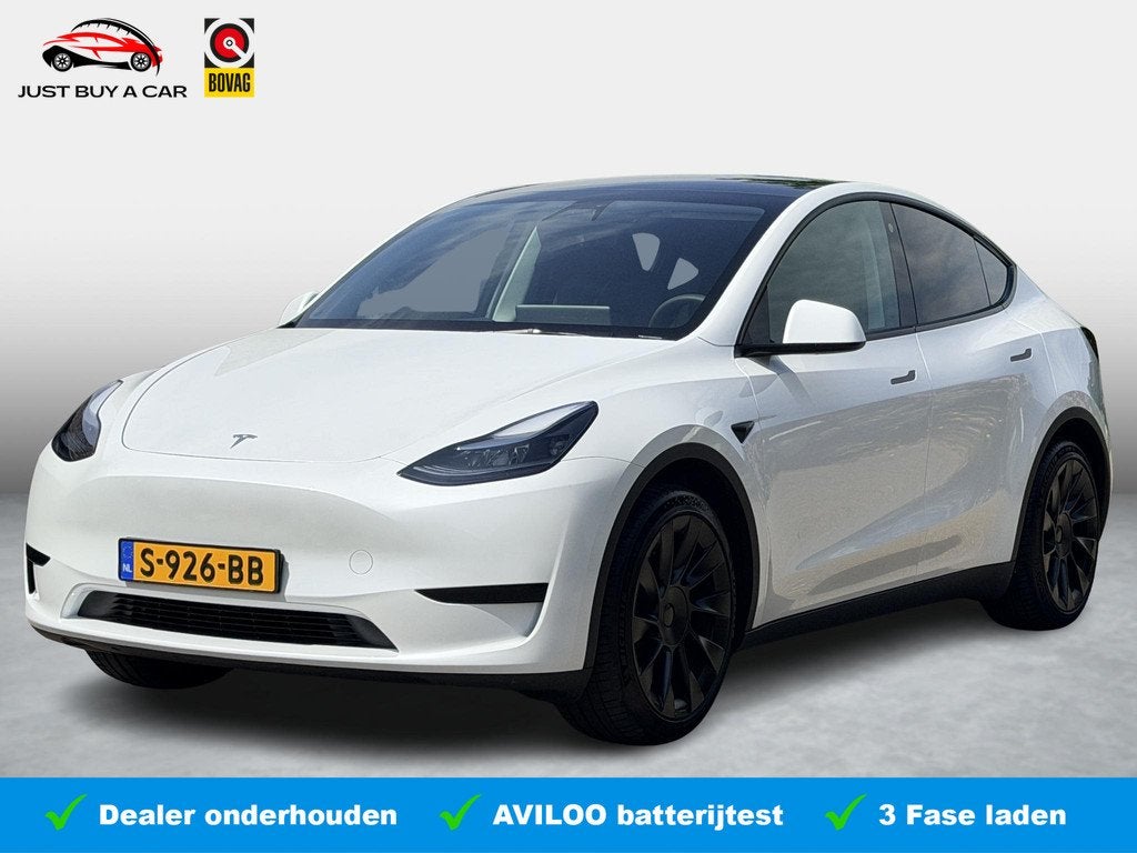 Tesla Model Y RWD 58 kWh SoH 94,5% / Full Self-Driving Capab, Achterwielaandrijving, Gebruikt, Zwart, Met garantie (alle)
