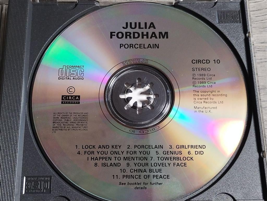 Julia Fordham ‎– Porcelain, Ophalen of Verzenden, Zo goed als nieuw